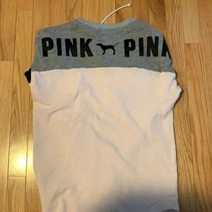 PINK hockey style sweater
